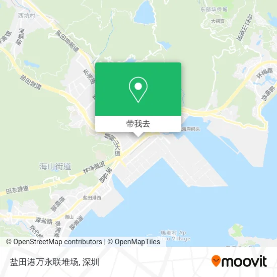 盐田港万永联堆场地图