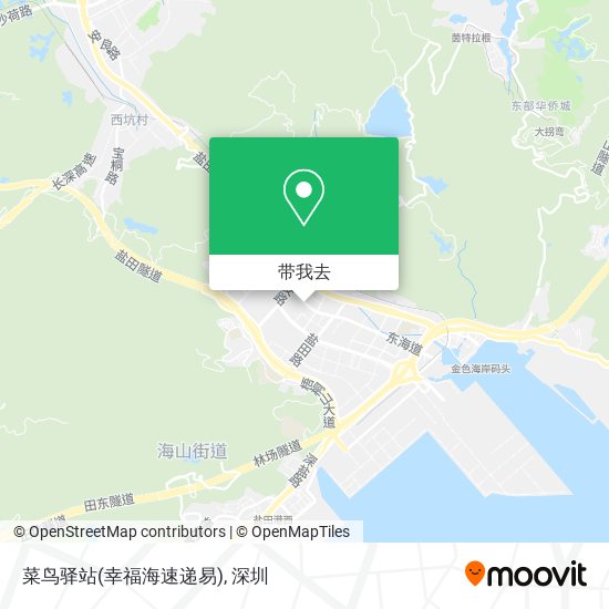 菜鸟驿站(幸福海速递易)地图