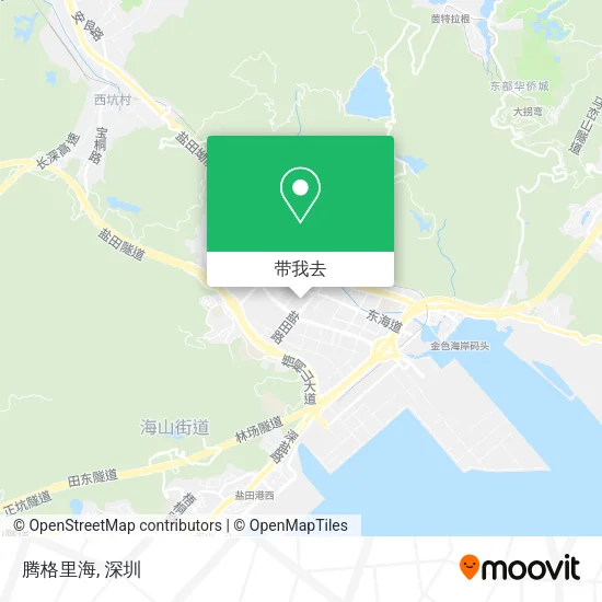 腾格里海地图