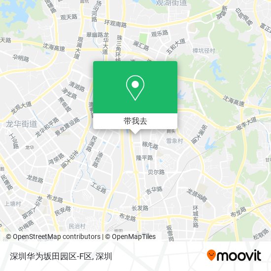 深圳华为坂田园区-F区地图