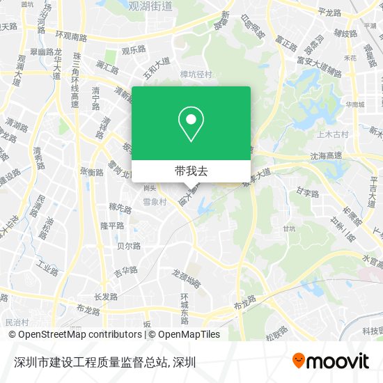 深圳市建设工程质量监督总站地图