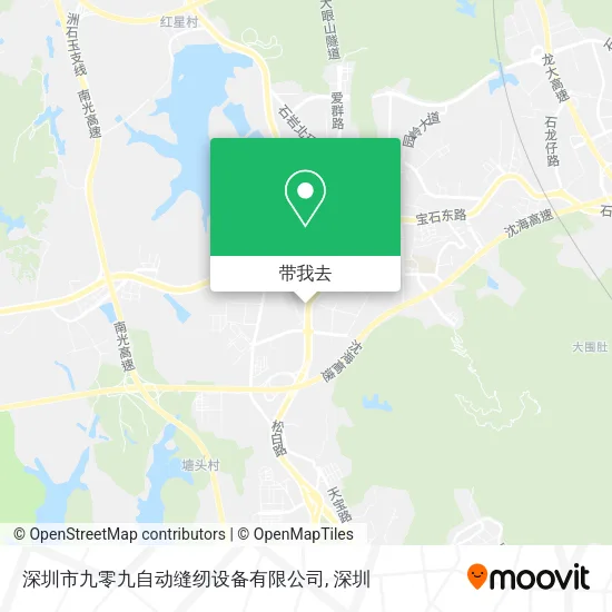 深圳市九零九自动缝纫设备有限公司地图