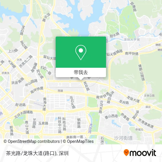 茶光路/龙珠大道(路口)地图
