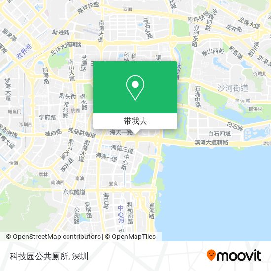 科技园公共厕所地图