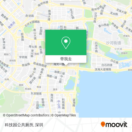 科技园公共厕所地图