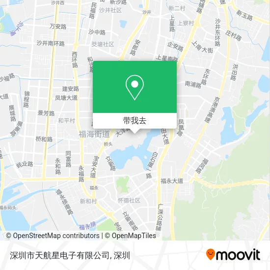深圳市天航星电子有限公司地图