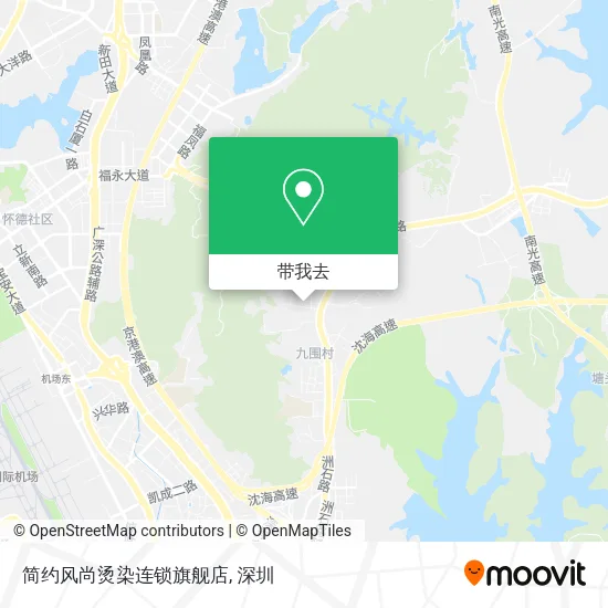 简约风尚烫染连锁旗舰店地图
