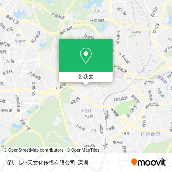 深圳韦小天文化传播有限公司地图