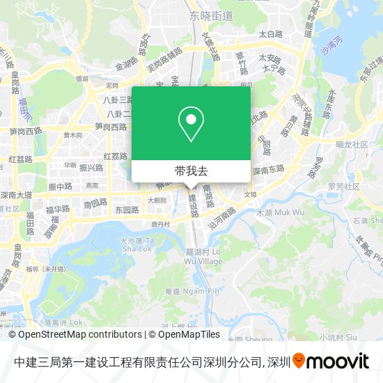 中建三局第一建设工程有限责任公司深圳分公司地图