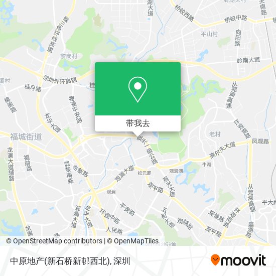 中原地产(新石桥新邨西北)地图