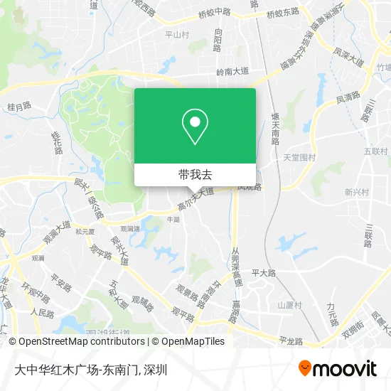 大中华红木广场-东南门地图