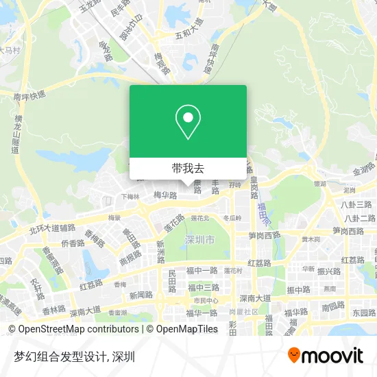 梦幻组合发型设计地图