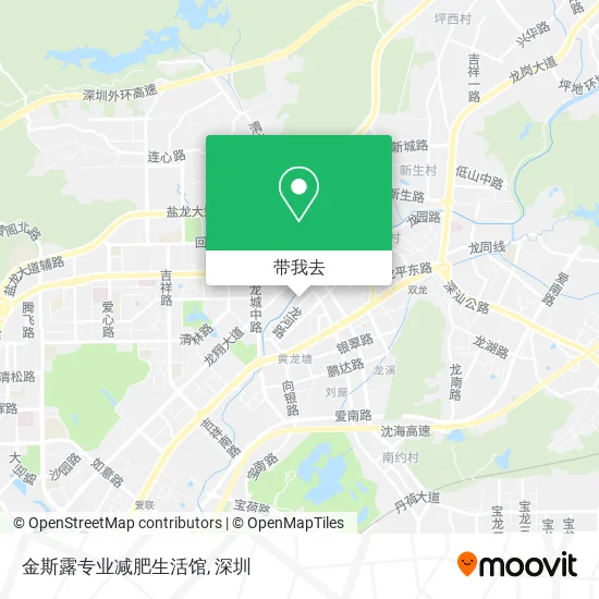 金斯露专业减肥生活馆地图
