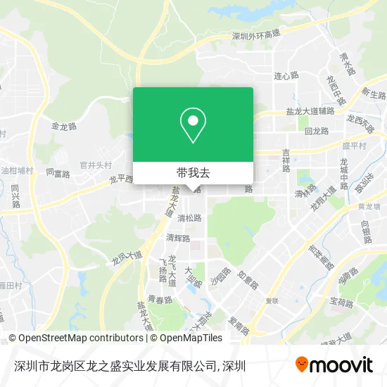 深圳市龙岗区龙之盛实业发展有限公司地图