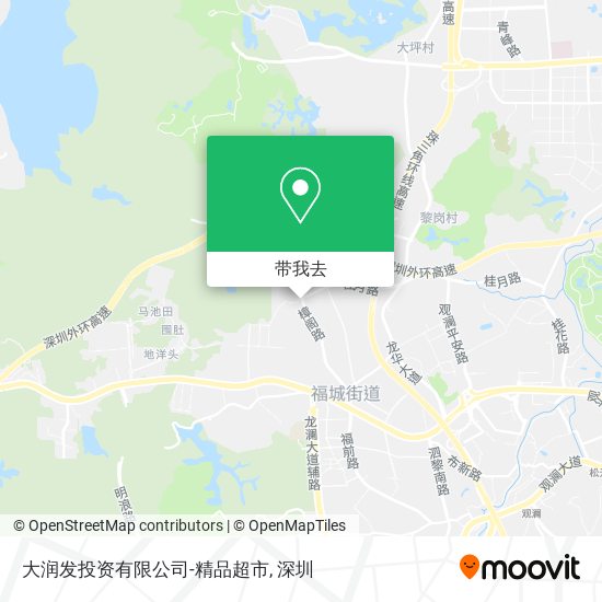 大润发投资有限公司-精品超市地图