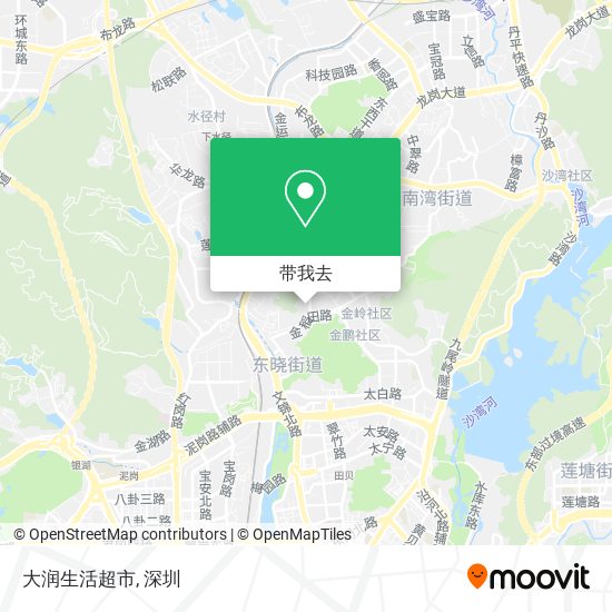 大润生活超市地图