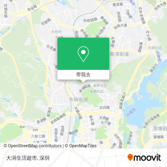 大润生活超市地图