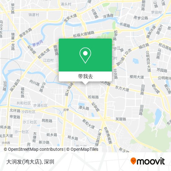 大润发(鸿大店)地图