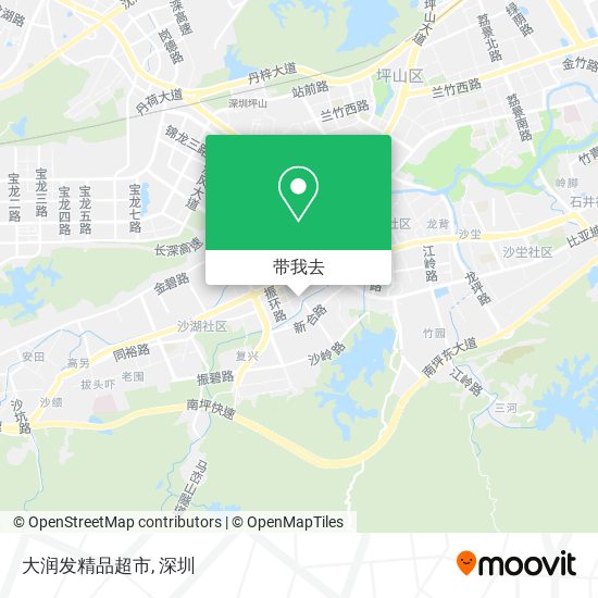 大润发精品超市地图