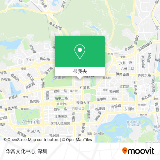 华富文化中心地图