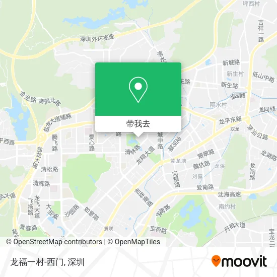 龙福一村-西门地图