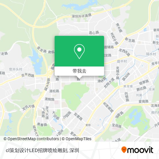 cl策划设计LED招牌喷绘雕刻地图