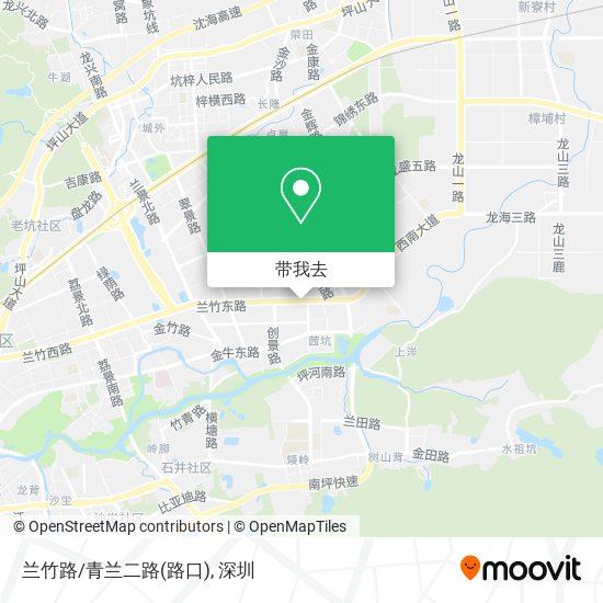 兰竹路/青兰二路(路口)地图