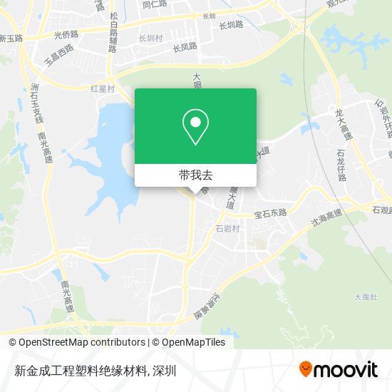 新金成工程塑料绝缘材料地图