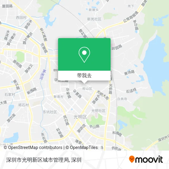 深圳市光明新区城市管理局地图