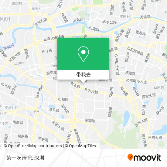 第一次清吧地图