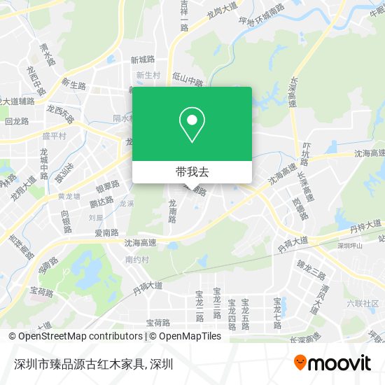 深圳市臻品源古红木家具地图