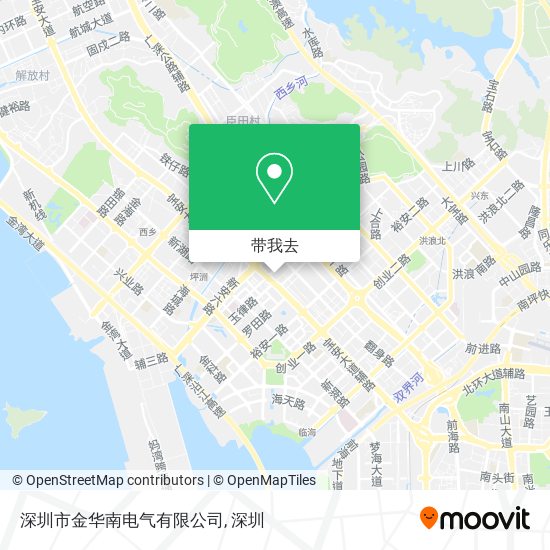 深圳市金华南电气有限公司地图