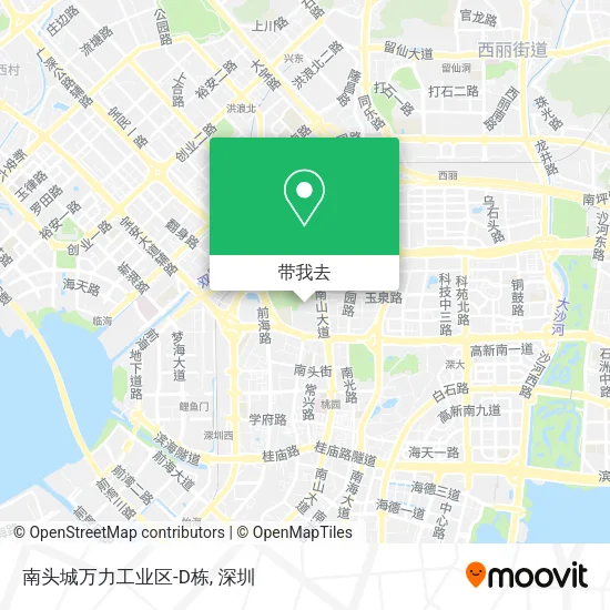 南头城万力工业区-D栋地图