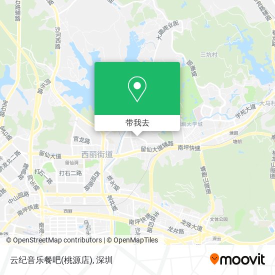 云纪音乐餐吧(桃源店)地图