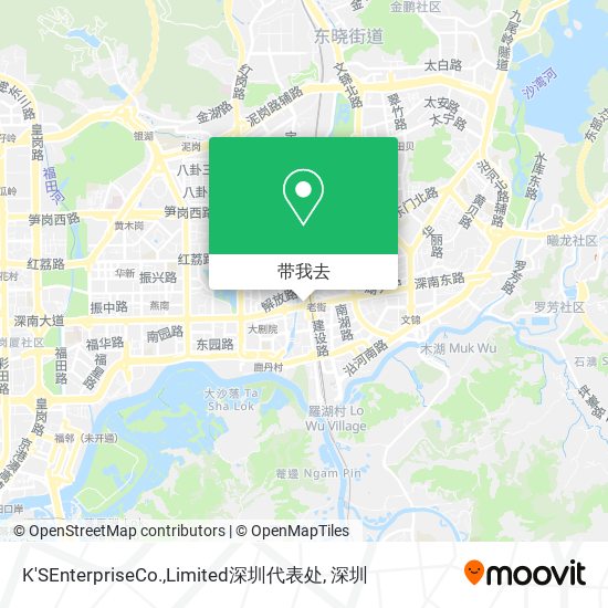 K'SEnterpriseCo.,Limited深圳代表处地图