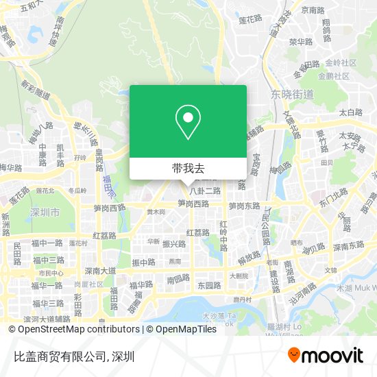比盖商贸有限公司地图