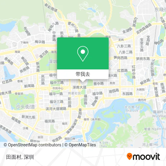 田面村地图