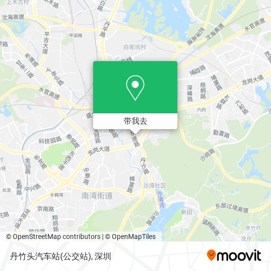 丹竹头汽车站(公交站)地图