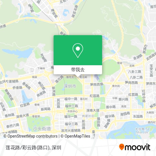 莲花路/彩云路(路口)地图