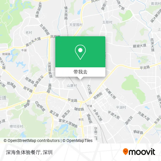 深海鱼体验餐厅地图