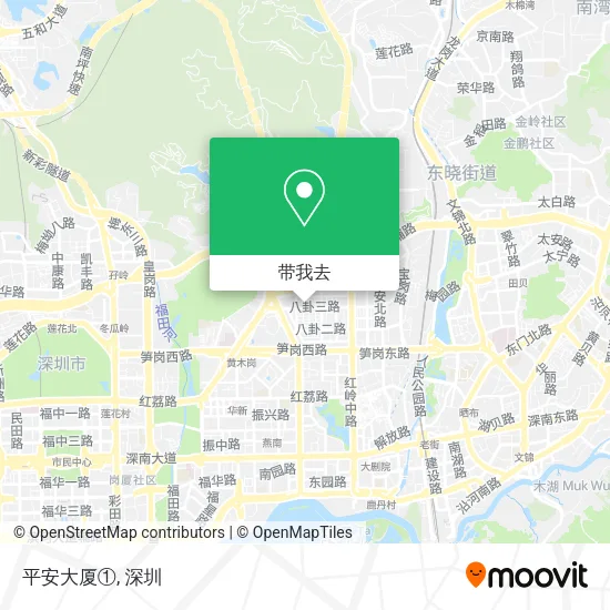 平安大厦①地图