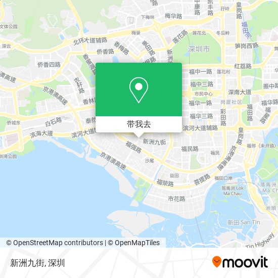 新洲九街地图
