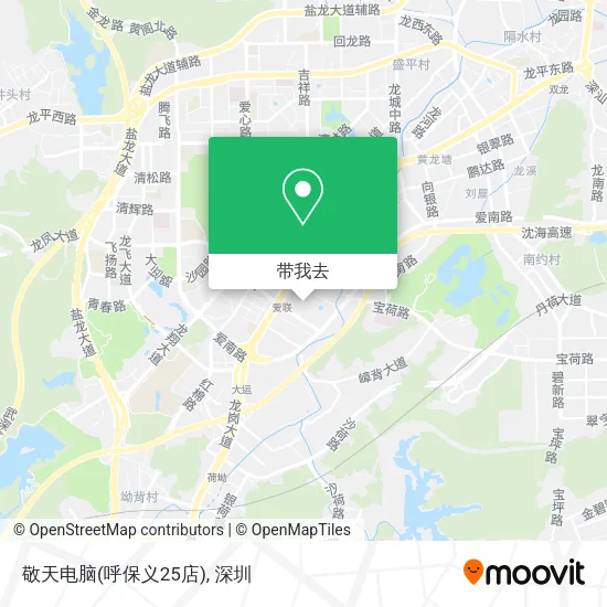 敬天电脑(呼保义25店)地图