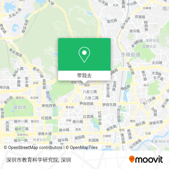 深圳市教育科学研究院地图
