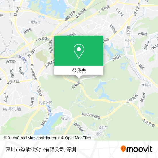 深圳市铧承业实业有限公司地图