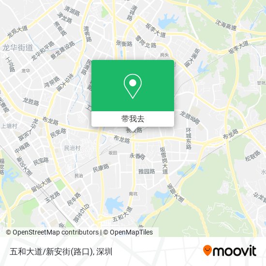 五和大道/新安街(路口)地图