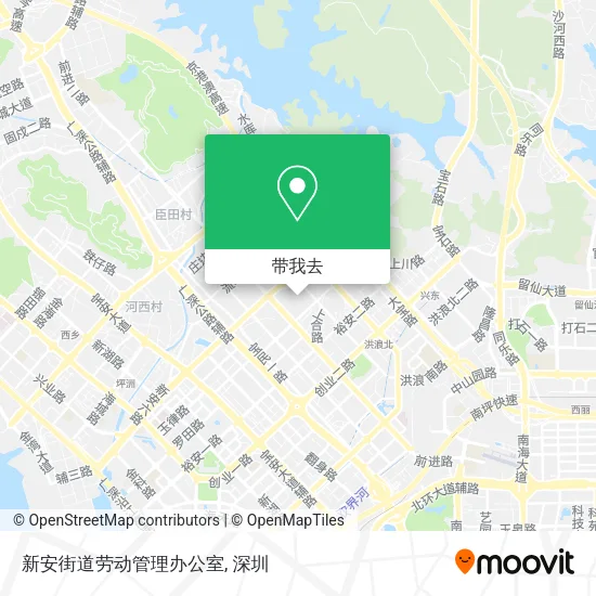 新安街道劳动管理办公室地图