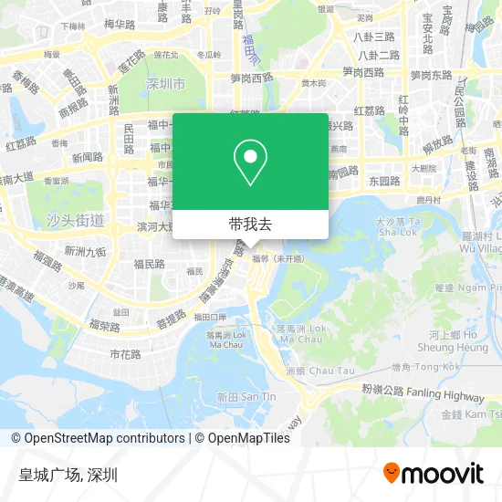皇城广场地图