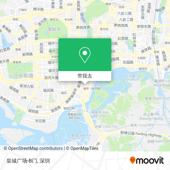 皇城广场-B门地图