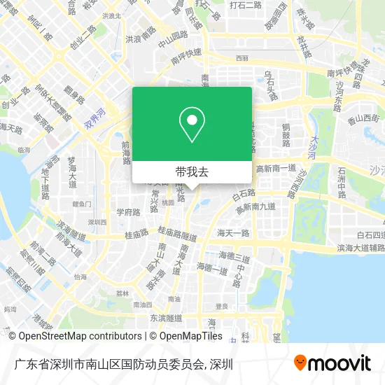 广东省深圳市南山区国防动员委员会地图